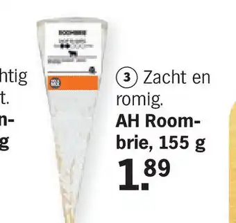 Albert Heijn AH Roombrie, 155 g aanbieding