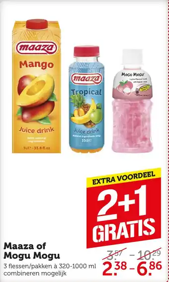 Coop Maaza of mogu mogu aanbieding