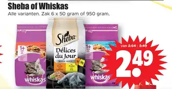 Dirk Sheba of whiskas aanbieding