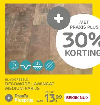 Praxis Decomode Laminaat mediumParijs aanbieding