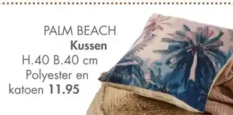 Casa PALM BEACH Kussen h40xb40cm aanbieding