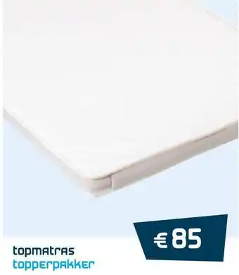 Beddenreus Topmatras Topperpakker aanbieding