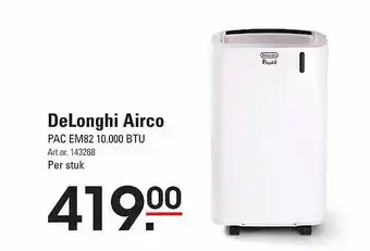 Sligro DeLonghi Airco PAC EM82 10.000 BTU aanbieding