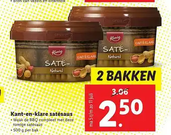 Lidl Kania Kant-en-Klare Satésaus aanbieding