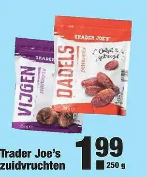 ALDI Trader Joe's Zuidvruchten 250g aanbieding