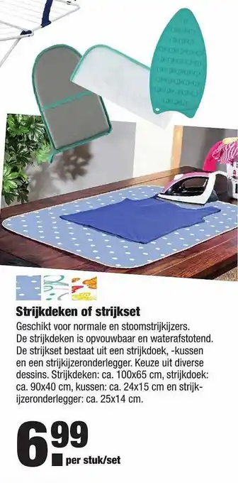 ALDI Strijkdeken Of Strijkset aanbieding