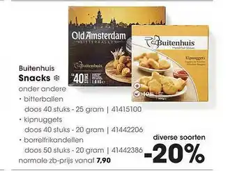 HANOS Buitenhuis Snacks aanbieding