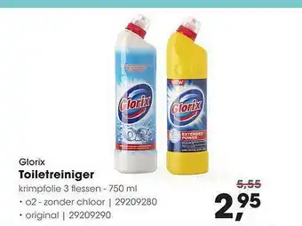 HANOS Glorix Toiletreiniger aanbieding