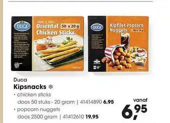 HANOS Duca Kipsnacks aanbieding