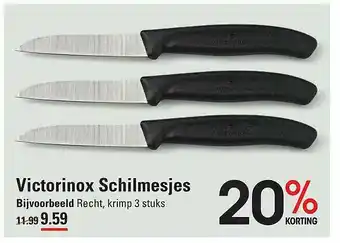 Sligro Victorinox Schilmesjes 20% Korting aanbieding