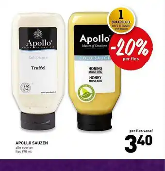 De Kweker Apollo Sauzen aanbieding