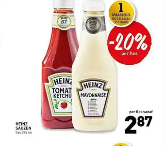 De Kweker Heinz Sauzen aanbieding