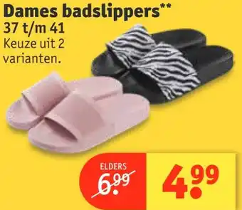 Kruidvat Dames badslippers aanbieding