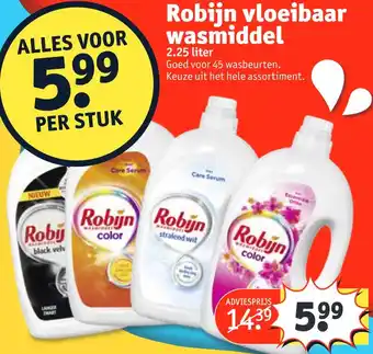 Kruidvat Robijn vloeibaar wasmiddel aanbieding