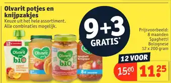 Kruidvat Olvarit potjes en knijpzakjes aanbieding