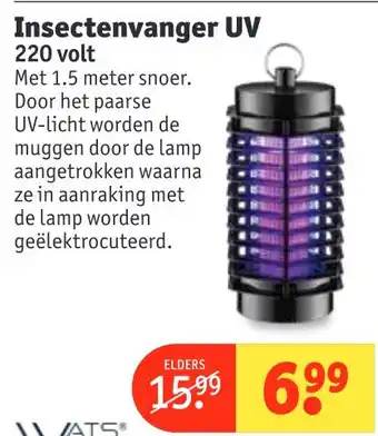 Kruidvat Insectenvanger UV aanbieding