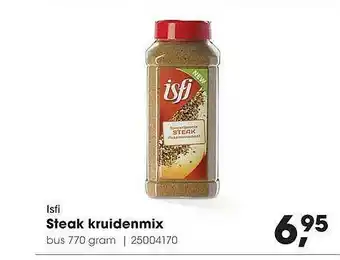 HANOS Isfi Steak Kruidenmix 770g aanbieding