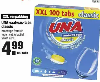 ALDI Una Vaatwas-Tabs Classic aanbieding