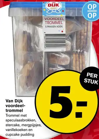 Hoogvliet Van Dijk voordeel- VO trommel aanbieding