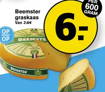 Hoogvliet Beemster graskaas aanbieding