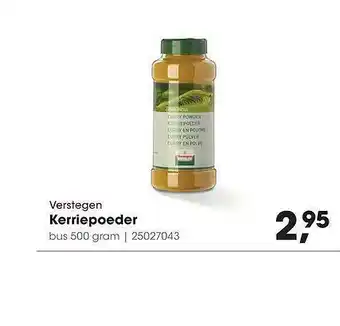 HANOS Verstegen Kerriepoeder 500g aanbieding