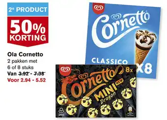 Hoogvliet Ola Cornetto aanbieding