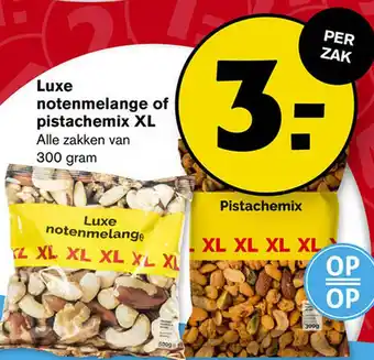 Hoogvliet Luxe notenmelange of pistachemix XL aanbieding