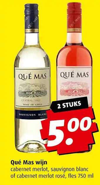 Boni Qué Mas wijn aanbieding