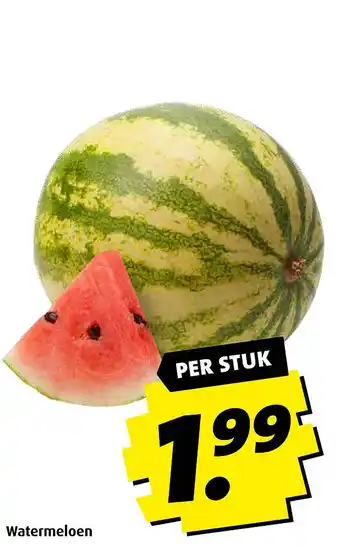 Boni Watermeloen aanbieding