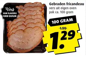 Boni Gebraden fricandeau aanbieding