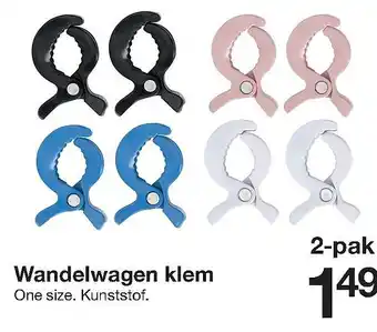 Zeeman Wandelwagen klem aanbieding