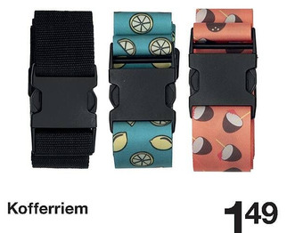 Zeeman Kofferriem aanbieding
