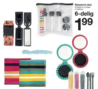 Zeeman Reisset in etui aanbieding