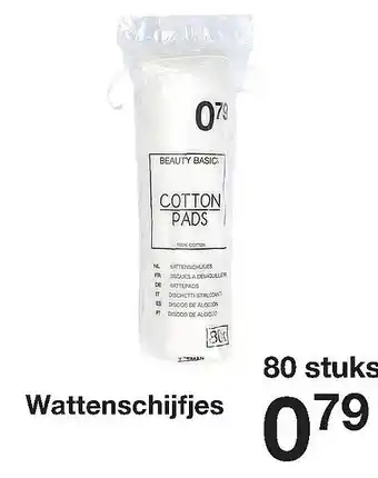 Zeeman Wattenschijfjes aanbieding