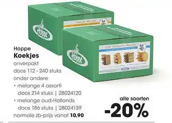 HANOS Hoppe Koekjes aanbieding