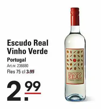 Sligro Escudo Real Vinho Verde Portugal aanbieding