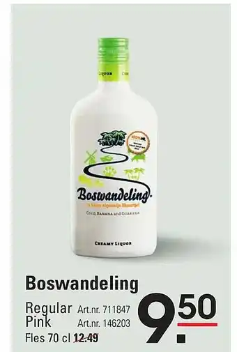 Sligro Boswandeling Regular Of Pink aanbieding