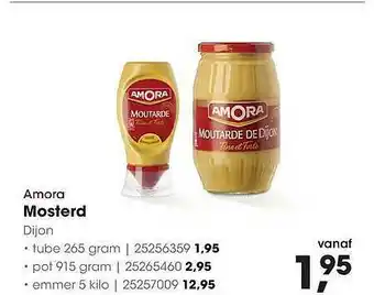 HANOS Amora Mosterd aanbieding