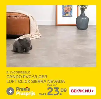 Praxis Cando PVC Vloer Loft Click Sierra Nevada aanbieding