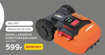 Praxis WORX Landroid robotmaaier | S300 aanbieding