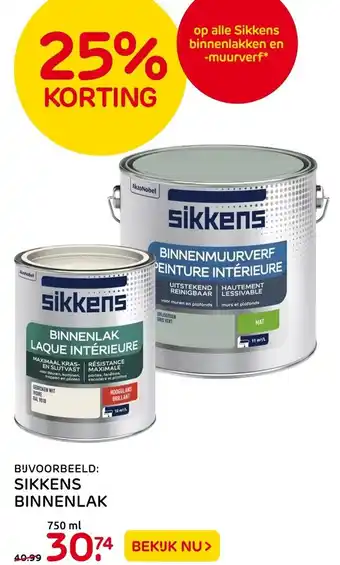 Praxis Sikkens Binnenlak 750ml aanbieding