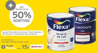 Praxis FLEXA Strak in de lak 750ml aanbieding