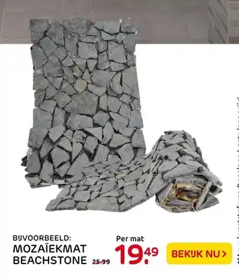 Praxis Mozaїekmat Beachstone aanbieding