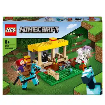 Blokker Lego minecraft de paardenstal boerderij speelgoed aanbieding