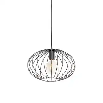 fonQ Qazqa hanglamp margarita - zwart - design - d 36cm aanbieding