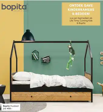 Baby & Tiener Bopita Huisbed aanbieding