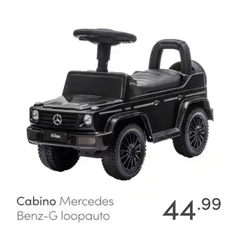 Baby & Tiener Cabino Mercedes Benz-G loopauto aanbieding