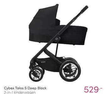 Baby & Tiener Cybex Talos S Deep Black 2-in-1 kinderwagen aanbieding