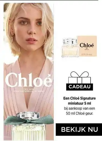 ICI Paris XL Een chloé signature miniatuur 5 ml aanbieding