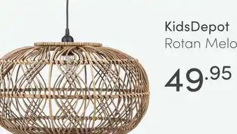 Baby & Tiener KidsDepot Rotan Melo aanbieding